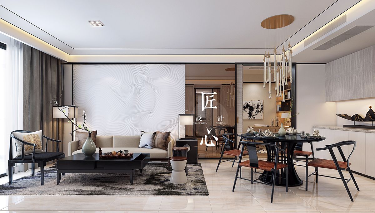 Phong cách thiết kế nội thất Á Đông với những đường nét quen thuộc