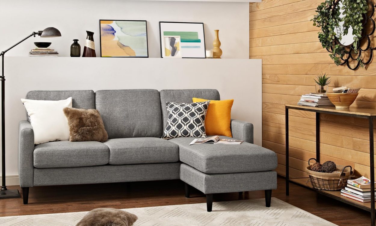 mẫu sofa góc nhỏ phòng khách