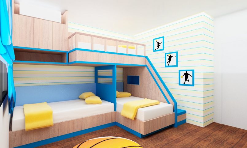 17 Giường ngủ 2 tầng cho trẻ em cực đẹp và dễ thương