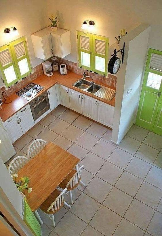 mẫu phòng bếp đẹp diện tích nhỏ