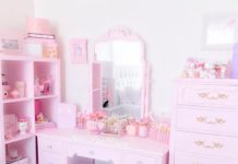 20 mẫu bàn trang điểm công chúa đẹp lung linh