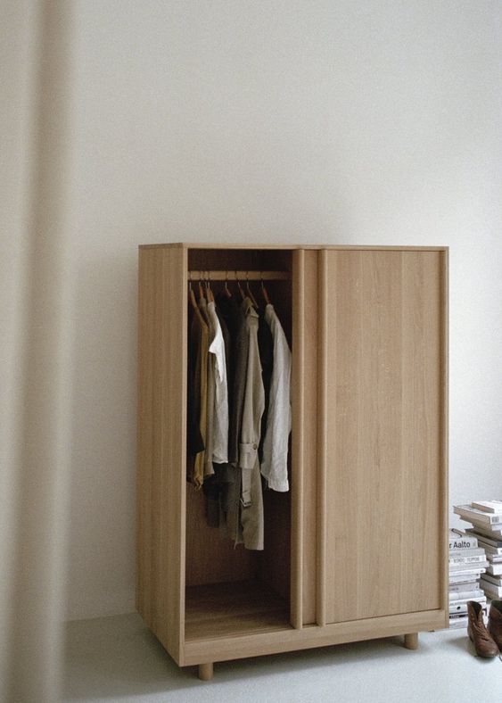 tủ đựng quần áo mini nhỏ bằng gỗ