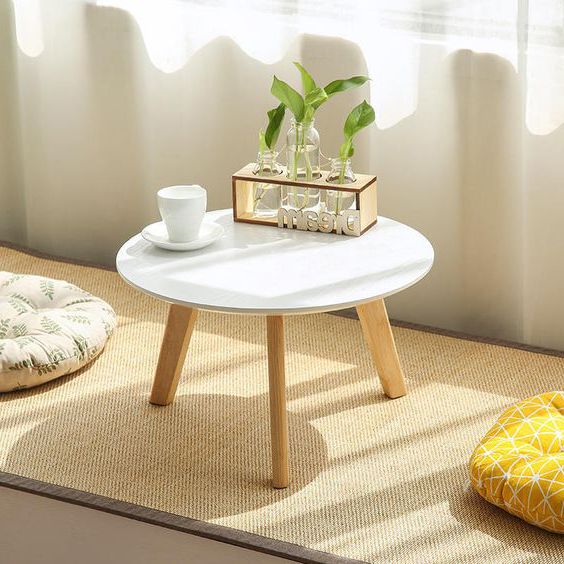 bàn trà trong phòng ngủ phong cách nhật