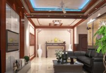 15 Phòng Khách Kết Hợp Phòng Thờ Đẹp Sang Trọng