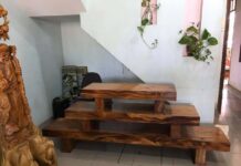 8 Mẫu Kệ Tivi 3 Tấm Gỗ Hương, Nam Phi Đẹp Chất