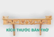 Các Kích Thước Bàn Thờ Chuẩn Phổ Biến Nhất 2022