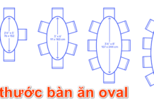 Kích Thước Bàn Ăn 2-4-6-8 Người Chuẩn Phổ Biến 2021