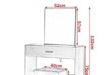 Kích Thước Bàn Trang Điểm Tiêu Chuẩn Chuyên Nghiệp 2021