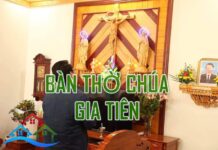 Bàn Thờ Chúa Và Bàn Thờ Gia Tiên Đặt Chung Được Không?