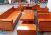 Kích Thước Ghế Sofa Gỗ Nguyên Khối Chữ L Mới Nhất 2022