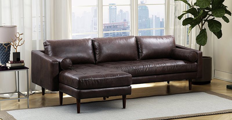 Phong cách đa dạng của sofa da bò tiếp xúc