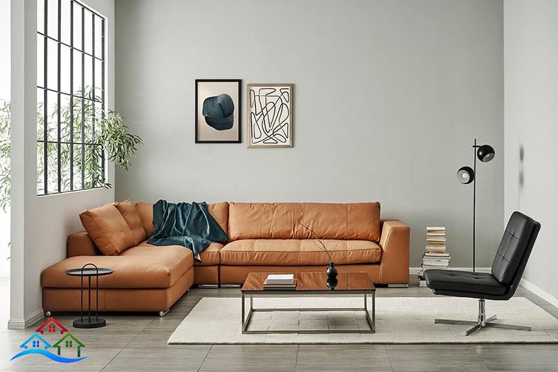 Kê sofa gần tường hoặc góc phòng khách